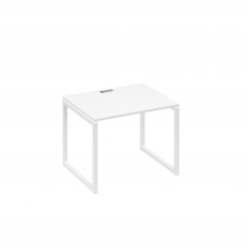 Стол письменный на металлокаркасе QUATTRO белый премиум / металлокаркас белый А4 Б4 022 БП