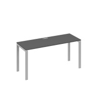 Стол письменный на металлокаркасе UNO антрацит премиум / металлокаркас серый А4 С1 005 АР