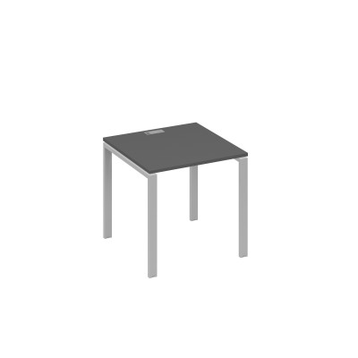 Стол письменный на металлокаркасе UNO антрацит премиум / металлокаркас серый А4 С1 021 АР