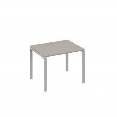 Стол письменный на металлокаркасе UNO мокко премиум / металлокаркас серый А4 С1 022 МП