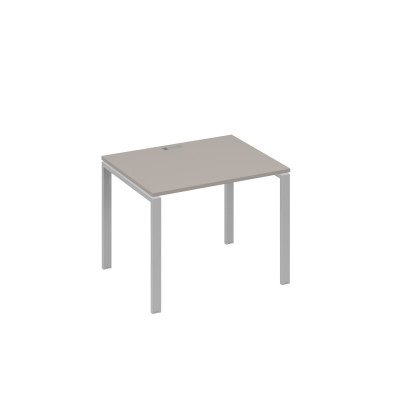 Стол письменный на металлокаркасе UNO мокко премиум / металлокаркас серый А4 С1 022 МП