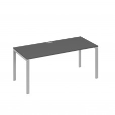 Стол письменный на металлокаркасе UNO антрацит премиум / металлокаркас серый А4 С1 026 АР