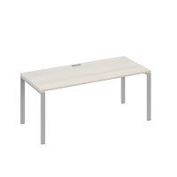 Стол письменный на металлокаркасе UNO дуб / металлокаркас серый А4 С1 026 ДШ