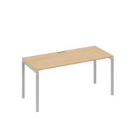 Стол письменный на металлокаркасе DUE натуральный дуб / металлокаркас серый А4 С2 015 НД
