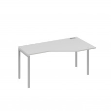Стол "Техно" на каркасе DUE эргономичный правый серый / металлокаркас серый А4 С2 056 СЕ