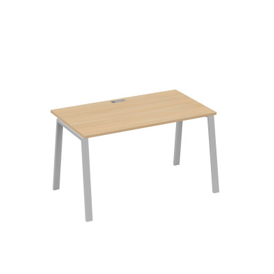 Стол письменный на металлокаркасе TRE натуральный дуб / металлокаркас серый А4 С3 024 НД