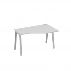 Стол эргономичный правый "Техно" на металлокаркасе TRE серый / металлокаркас серый А4 С3 054 СЕ