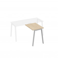 Брифинг-приставка с каркасом TRE дуб скандинавский / металлокаркас серый А4 С3 071 ДК