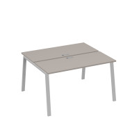 Станция 2х140 с опорами TRE офисная мокко премиум / металлокаркас серый А4 С3 171 МП