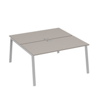 Рабочая станция (2х160) каркас TRE мокко премиум / металлокаркас серый А4 С3 178 МП