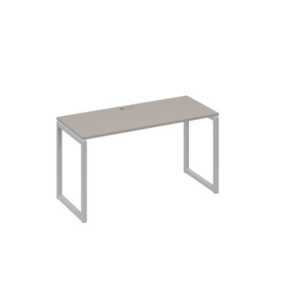 Стол письменный на металлокаркасе QUATTRO мокко премиум / металлокаркас серый А4 С4 004 МП
