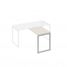 Брифинг-приставка опоры QUATTRO дуб / металлокаркас серый А4 С4 071 ДШ