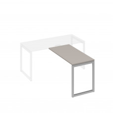 Брифинг-приставка металлокаркас QUATTRO мокко премиум / металлокаркас серый А4 С4 072 МП