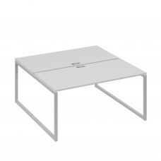 Станция (2х160) рабочая на каркасе QUATTRO серый / металлокаркас серый А4 С4 178 СЕ