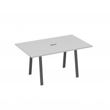 Стол 160 в переговорную металлокаркас TRE серый / металлокаркас антрацит А4 А3 121 СЕ