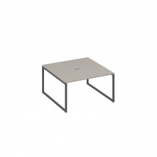 Переговорный стол 140 на металлокаркасе QUATTRO мокко премиум / металлокаркас антрацит А4 А4 135 МП