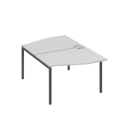Рабочая станция металлокаркас DUE столы Техно (2х120) серый / металлокаркас антрацит А4 А2 189 СЕ