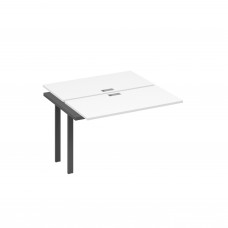 Секция станции на металлокаркасе UNO 2х120 белый премиум / металлокаркас антрацит А4 А1 170-1 БП