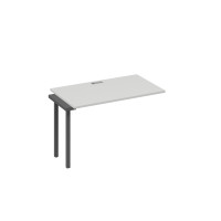 Секция стола станции с металлокаркасом DUE серый / металлокаркас антрацит А4 А2 013-1 СЕ