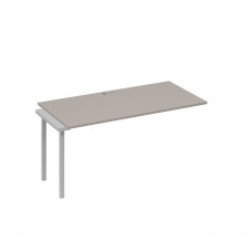 Секция рабочей станции 160 опоры QUATTRO мокко премиум / металлокаркас серый А4 С4 025-1 МП