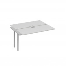 Секция рабочей станции на каркасе DUE (2х140) серый / металлокаркас серый А4 С2 171-1 СЕ