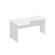 Стол эргономичный левый белый премиум К.133 БП