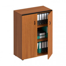 Шкаф для документов средний закрытый французский орех ДР 762 ОФ