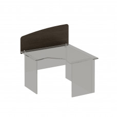 Экран боковой стола эргономичного без кронштейнов венге темный ФР 425 ВТ