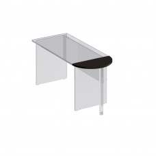 Брифинг-приставка без опоры венге темный ФР 431 ВТ