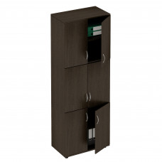 Шкаф для документов 6-дверный венге темный ФР 377-1