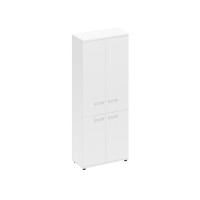 Шкаф для документов закрытый 4-х дверный белый премиум А1 9373 БП