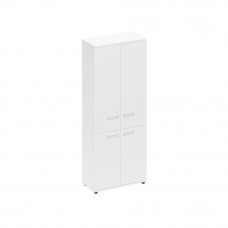 Шкаф для документов закрытый 4-х дверный белый премиум А1 9373 БП