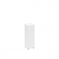 Шкаф средний узкий закрытый белый премиум А1 9464 БП