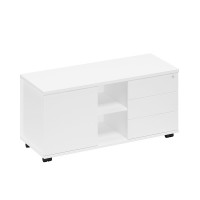 Тумба для оргтехники белый премиум А1 261 БП