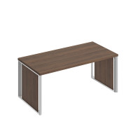 Стол руководителя с декоративными вставками дуб гладстоун светлый (столешница, фасад, топ, корпус) БР 123 ДС