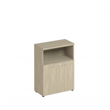 Шкаф для документов средний полузакрытый дуб скандинавский ПТ 763 ДК