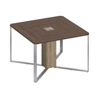 Стол для переговоров 1-секционный дуб гладстоун / дуб гладстоун светлый / дуб гладстоун светлый СП 101 ДГ ДС ДС ХР