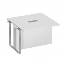 Секция стола для переговоров промежуточная белый премиум / белый премиум / белый премиум СП 110 БП БП БП ХР