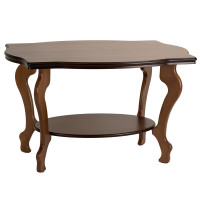 Стол журнальный Берже-1 средне-коричневый Б-1 ск