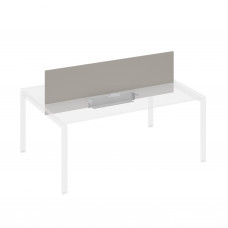 Экран настольный фронтальный для стола 180 с двумя кабель-каналами мокко премиум / металлокаркас антрацит А4 А 849 МП