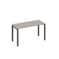 Стол письменный на металлокаркасе UNO мокко премиум / металлокаркас антрацит А4 А1 004 МП