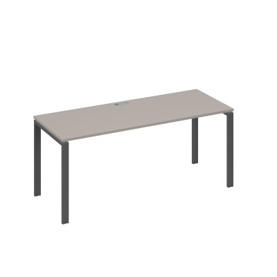 Стол письменный на металлокаркасе UNO мокко премиум / металлокаркас антрацит А4 А1 016 МП