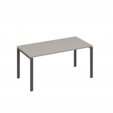 Стол письменный на металлокаркасе UNO мокко премиум / металлокаркас антрацит А4 А1 025 МП