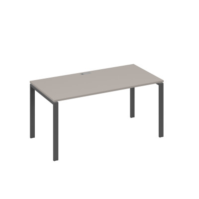 Стол письменный на металлокаркасе UNO мокко премиум / металлокаркас антрацит А4 А1 025 МП