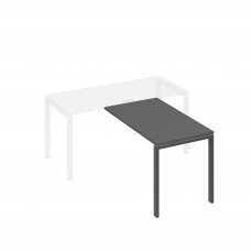 Брифинг-приставка на металлокаркасе UNO антрацит премиум / металлокаркас антрацит А4 А1 074 АР