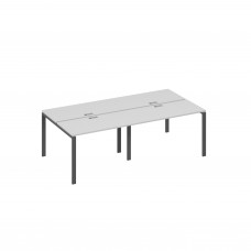 Станция 4х120 рабочая с металлокаркасом UNO серый / металлокаркас антрацит А4 А1 170-2 СЕ