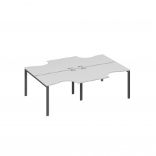 Станция рабочая UNO (4х120) со столами Классика серый / металлокаркас антрацит А4 А1 183-2 СЕ