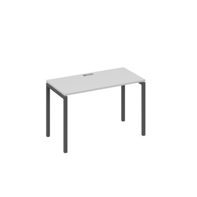 Стол письменный на металлокаркасе DUE серый / металлокаркас антрацит А4 А2 003 СЕ