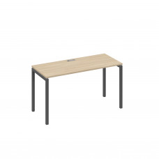 Стол письменный на металлокаркасе DUE дуб скандинавский / металлокаркас антрацит А4 А2 004 ДК
