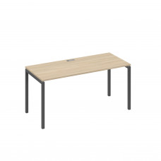 Стол письменный на металлокаркасе DUE дуб скандинавский / металлокаркас антрацит А4 А2 015 ДК
